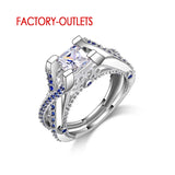 925 Wedding Engagement Ring Size 6 7 8 9