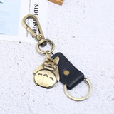 Bronze Alloy Totoro Animal Charm Keychain Vintage Jewelry