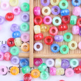 Acrylic Spacer Beads Big Holes Many Colors DIY Jewelry Making