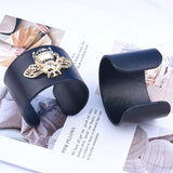 Adjustable Leather Bangles for Women and Men