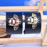 Adjustable Leather Bangles for Women and Men