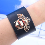 Adjustable Leather Bangles for Women and Men