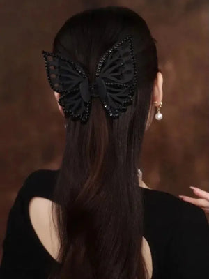 Butterfly Hair Claws Barrettes Acrylic Double Layer Hair Accessories