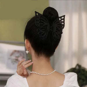 Butterfly Hair Claws Barrettes Acrylic Double Layer Hair Accessories