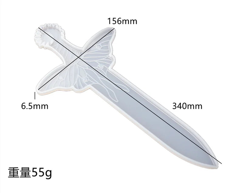 Butterfly Dagger Resin Mold Jewelry Tools Handcraft Moulds