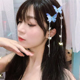 Korean Metal Tassel Hairpin Women's Hanfu Retro Hair Accessory