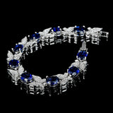 Butterfly Rhinestone Zircon Bracelet Metal Wrist Chain Love Bracelet