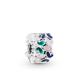 Flower Arrangement Charm 925 Sterling Silver Jewelry