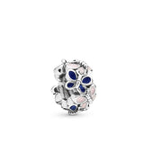 Flower Arrangement Charm 925 Sterling Silver Jewelry