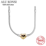 Cable Basic Chain Necklace Fit Charms Pendant Women Men Jewelry