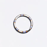 Titanium Alloy Flame Texture Key Chain