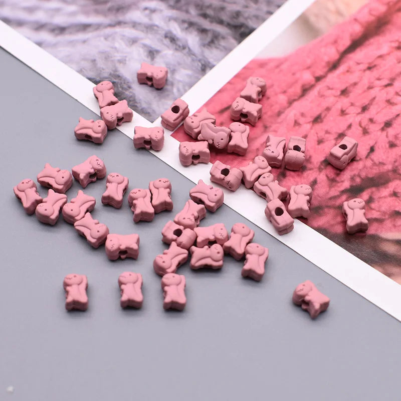 Candy Dinosaur Metal Alloy Beads For Jewelry Making DIY Bracelet
