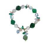 Agate Bracelet for Women Large Rhombus Crystal Bracelet