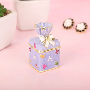 Candy Shape Jewelry Storage Boxes Enamel Alloy Gift Containers
