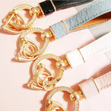 Car Styling Keychain Leather Women's Key Ring Chain Pendant Accessories H Gift