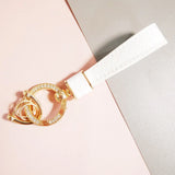Car Styling Keychain Leather Women's Key Ring Chain Pendant Accessories H Gift