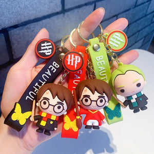 Cartoon Anime Magic Movie Wizard Pendant Keychain Car Key Chain Key Ring