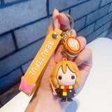 Cartoon Anime Magic Movie Wizard Pendant Keychain Car Key Chain Key Ring