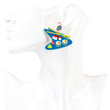 Cartoon Chopsticks Acrylic Drop Earrings for Women