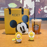 Flower Duck Anime Keychain for Girls Bag Pendant