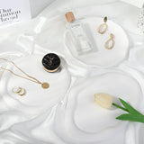 Ceramic Plate Jewelry Storage Plate Manicure Jewelry Plate Irregular Cloud Cone