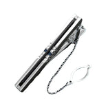 Chain Tie Clip Crystal Tie-clips Wedding Accessories