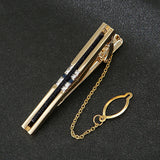 Chain Tie Clip Crystal Tie-clips Wedding Accessories