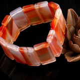 Chalcedony Red Agate Hand String Jewelry
