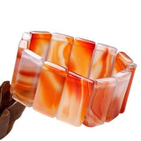 Chalcedony Red Agate Hand String Jewelry