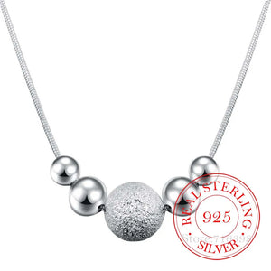 925 Sterling Silver Snake Chain Necklace for Women