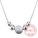 925 Sterling Silver Snake Chain Necklace for Women