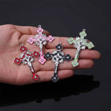 Saint Benedict Crucifix Charm Pendant Necklace
