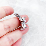 Corgi Dog Charm Pendant 925 Sterling Silver Jewelry Gift