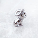 Corgi Dog Charm Pendant 925 Sterling Silver Jewelry Gift