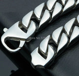 High Boy's Stainless Steel Chain Bracelet for Christmas