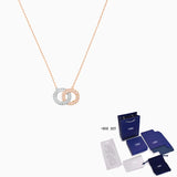 Round Rose Necklace Woman Romantic Gift