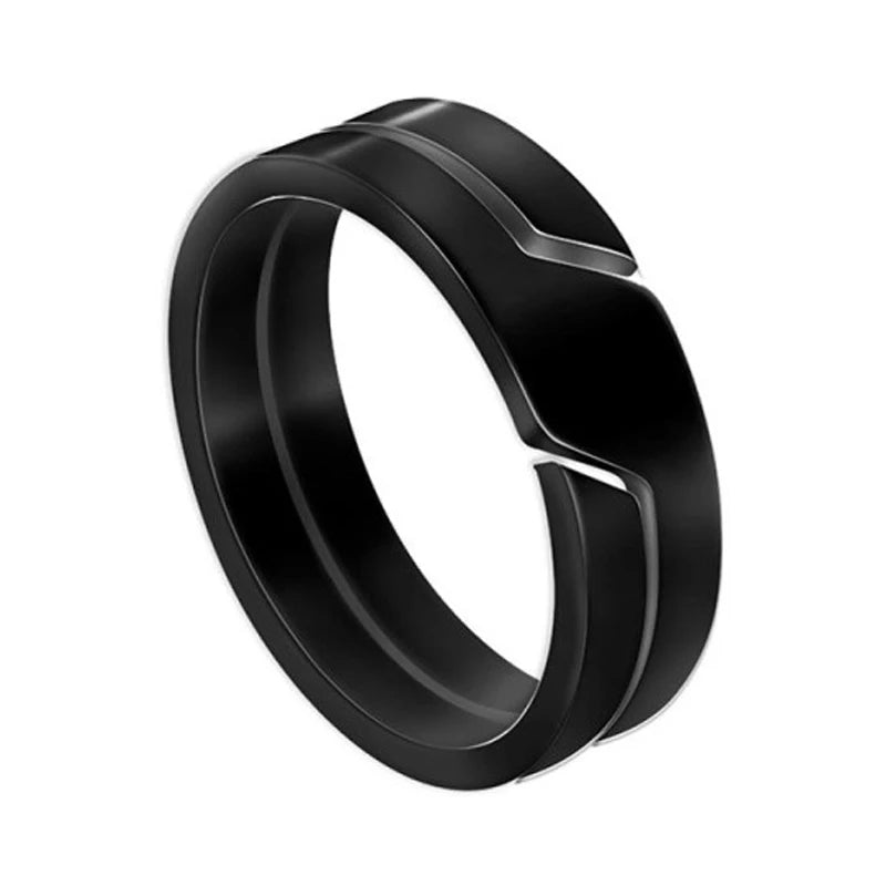 Stainless Steel Rings Men Women Unisex Couple Jewelry Wedding Band