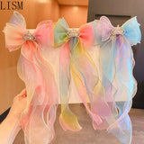 Kids Rainbow Bow Hair Band for Girls