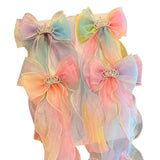Kids Rainbow Bow Hair Band for Girls