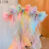 Kids Rainbow Bow Hair Band for Girls
