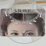Girls Latin Dance Headwear Princess Chain Forehead Ornaments