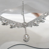 Girls Latin Dance Headwear Princess Chain Forehead Ornaments