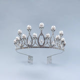 Crystal Crown Girl Bride Wedding Headdress Birthday Party Accessory