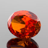 Red Oval CZ High Carbon Lab Diamond for Jewelry Making
