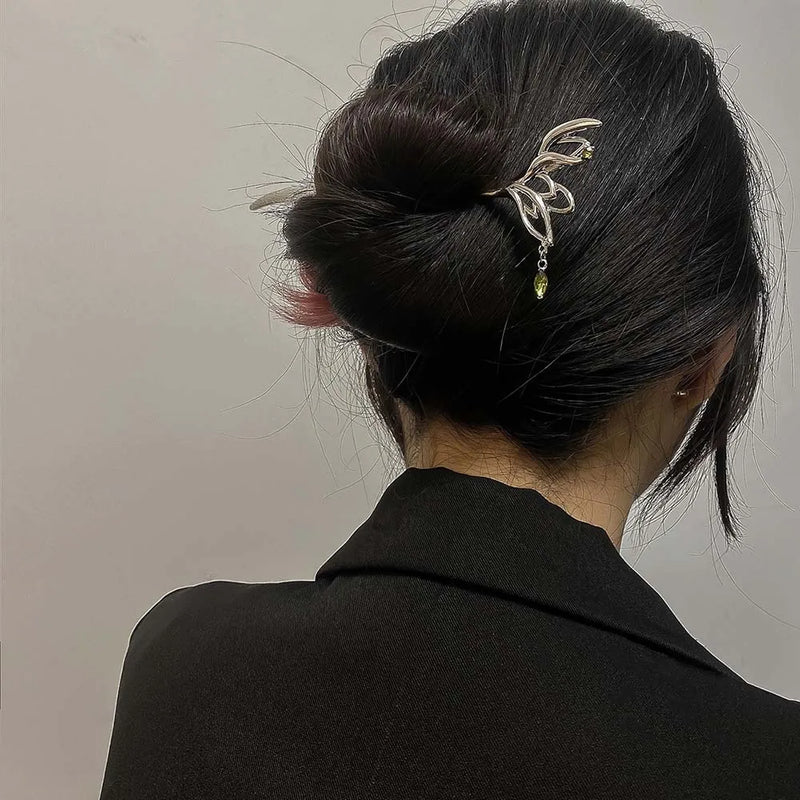 Chinese Classic Hairpin for Women Vintage Ladies Hair Accessories Wedding Head