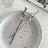 Chinese Modern Hairpin for Women Cheongsam Hair Fork Wedding Head Jewelry