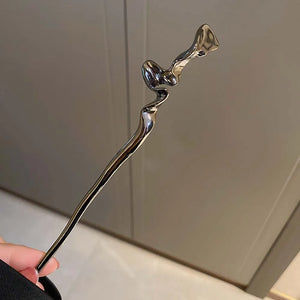 Chinese Modern Hairpin for Women Cheongsam Hair Fork Wedding Head Jewelry