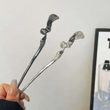 Chinese Modern Hairpin for Women Cheongsam Hair Fork Wedding Head Jewelry