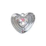 Chinese Style Sweet Wind Y2k Silver Love Butterfly Rose Necklace Pendant