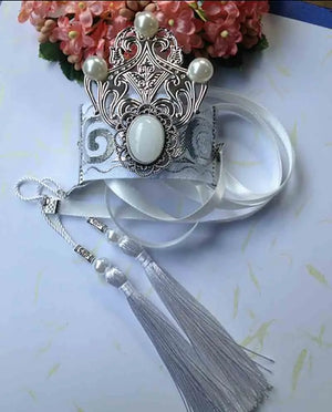 Chinese Traditional Men's Jewelry Headdress Hanfu Men&Women Hairwear Cos Prop